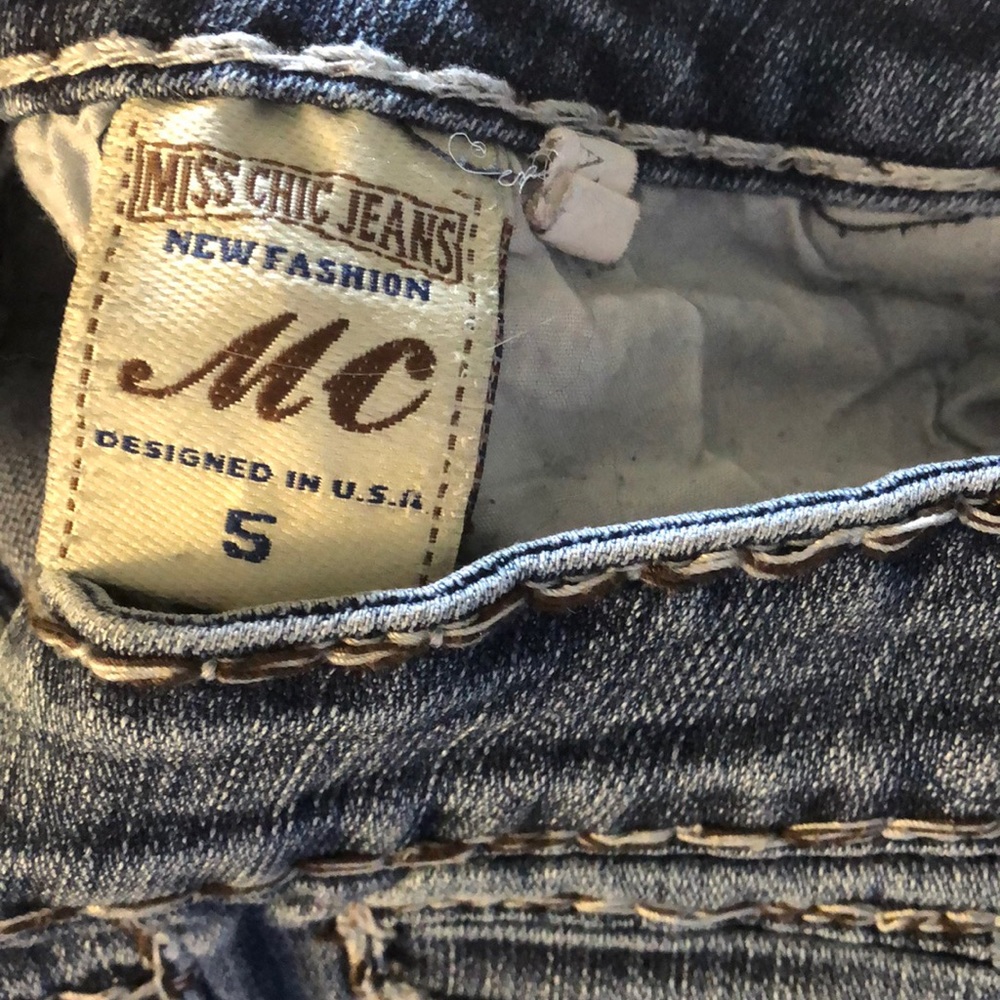 Miss chic jeans MADE IN USA SIZE 5 - Picture 3 of 6